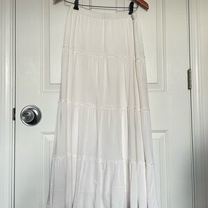 Brandy Melville Cream Maxi Skirt